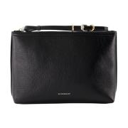 Zwarte leren clutch tas Givenchy , Black , Dames