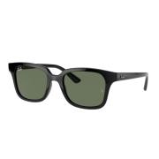 Stijlvolle zonnebril met donkergroene lenzen Ray-Ban , Black , Unisex