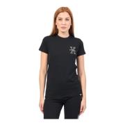 Zwart T-shirt met ronde hals Richmond , Black , Dames