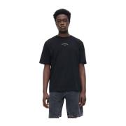 T-shirt Core Handshake Black Filling Pieces , Black , Heren