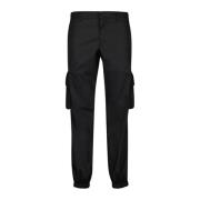 Cargo Re-Nylon Broek Zwart Prada , Black , Heren