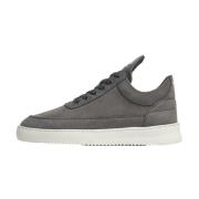 Low Top Ripple Nubuck Dark Grey Filling Pieces , Gray , Heren