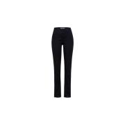 Klassieke Stoffen Broek Brax , Blue , Dames