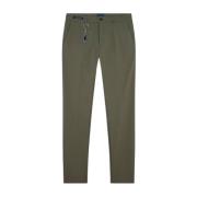 Dynamische Stretch Chino Broek in Groen Paul & Shark , Green , Heren