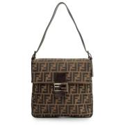 Pre-owned Canvas fendi-bags Fendi Vintage , Brown , Dames