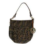 Pre-owned Canvas fendi-bags Fendi Vintage , Brown , Dames