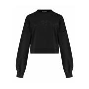 Rhinestone Sweatshirt Dw24Y500 Harper & Yve , Black , Dames