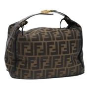 Pre-owned Canvas fendi-bags Fendi Vintage , Brown , Dames