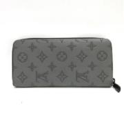 Pre-owned Leather wallets Louis Vuitton Vintage , Gray , Dames