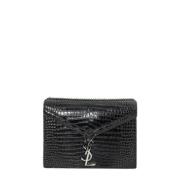 Pre-owned Leather shoulder-bags Yves Saint Laurent Vintage , Black , D...