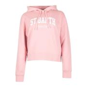 Roze hoodie met St. Barth-logo MC2 Saint Barth , Pink , Dames