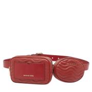 Pre-owned Leather crossbody-bags Michael Kors Pre-owned , Red , Dames