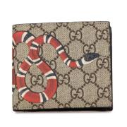 Pre-owned Canvas wallets Gucci Vintage , Beige , Dames