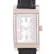 Pre-owned Metal watches Bvlgari Vintage , White , Dames