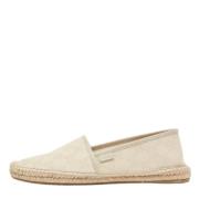 Pre-owned Canvas flats Gucci Vintage , Beige , Dames