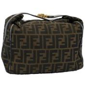 Pre-owned Canvas fendi-bags Fendi Vintage , Brown , Dames