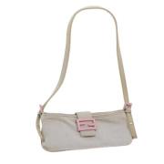 Pre-owned Cotton fendi-bags Fendi Vintage , White , Dames