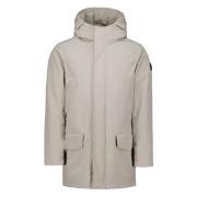 Sneeuw Parka Jas Frm0393 Airforce , Brown , Heren