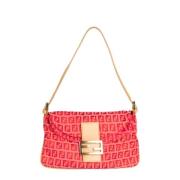 Pre-owned Fabric fendi-bags Fendi Vintage , Red , Dames