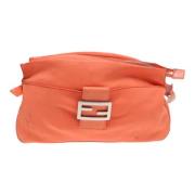 Pre-owned Canvas fendi-bags Fendi Vintage , Orange , Dames