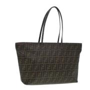 Pre-owned Canvas fendi-bags Fendi Vintage , Brown , Dames