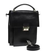 Pre-owned Leather fendi-bags Fendi Vintage , Black , Dames