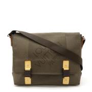 Pre-owned Canvas shoulder-bags Louis Vuitton Vintage , Brown , Heren