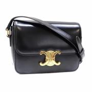 Pre-owned Leather celine-bags Celine Vintage , Black , Dames