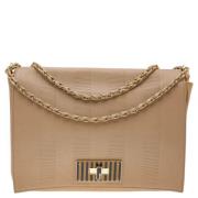 Pre-owned Leather fendi-bags Fendi Vintage , Beige , Dames