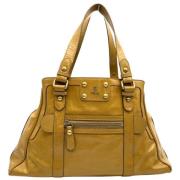 Pre-owned Leather fendi-bags Fendi Vintage , Yellow , Dames