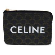 Pre-owned Canvas wallets Celine Vintage , Black , Dames