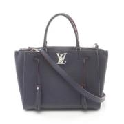 Pre-owned Leather louis-vuitton-bags Louis Vuitton Vintage , Blue , Da...