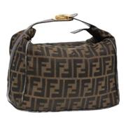 Pre-owned Canvas fendi-bags Fendi Vintage , Brown , Dames