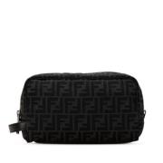 Pre-owned Canvas fendi-bags Fendi Vintage , Black , Dames