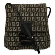 Pre-owned Canvas fendi-bags Fendi Vintage , Brown , Dames