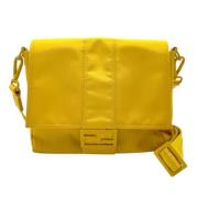 Pre-owned Nylon fendi-bags Fendi Vintage , Yellow , Dames