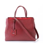 Pre-owned Leather fendi-bags Fendi Vintage , Red , Dames