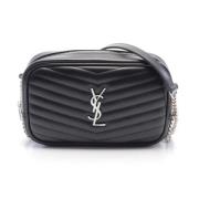 Pre-owned Leather shoulder-bags Yves Saint Laurent Vintage , Black , D...