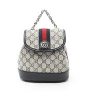 Pre-owned Canvas gucci-bags Gucci Vintage , Blue , Dames