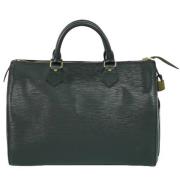 Pre-owned Leather louis-vuitton-bags Louis Vuitton Vintage , Black , D...