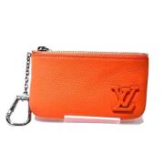 Pre-owned Canvas wallets Louis Vuitton Vintage , Orange , Dames