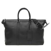 Pre-owned Leather prada-bags Prada Vintage , Black , Heren