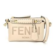 Pre-owned Leather fendi-bags Fendi Vintage , Beige , Dames