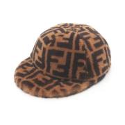 Pre-owned Wool hats Fendi Vintage , Black , Dames