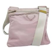 Pre-owned Nylon prada-bags Prada Vintage , Pink , Dames