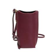 Pre-owned Leather shoulder-bags Loewe Pre-owned , Red , Dames