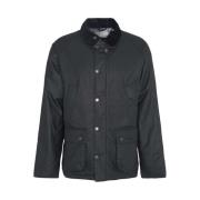 Ambleside Gewaxte Jas (Zwart/Blauw Tartan) Barbour , Black , Heren