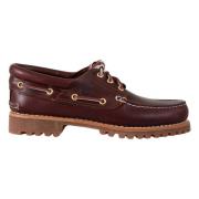 Handgemaakte Klassieke Bootschoenen Timberland , Brown , Heren