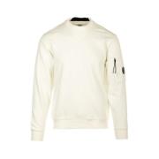 Witte Crew Neck Lens Sweatshirt C.p. Company , White , Heren