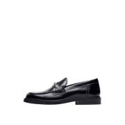 Loafer Polido All Black Filling Pieces , Black , Heren